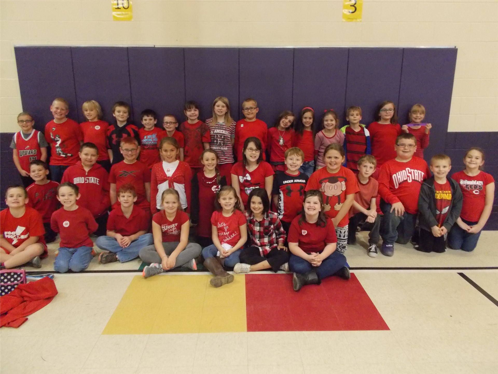 'RED'y to Live a Drug Free Life! Red Day