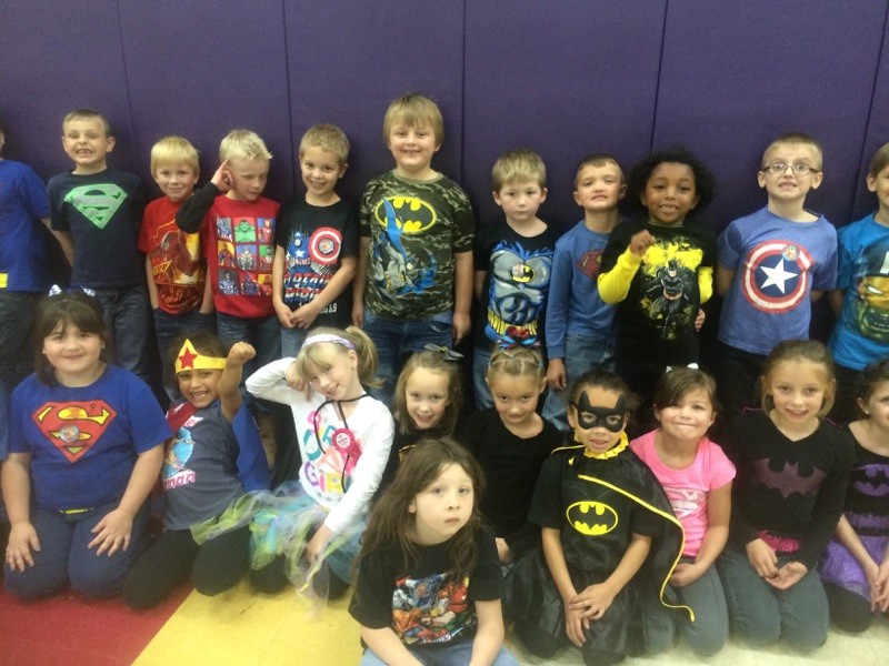 I have the POWER to be Drug Free! Super Hero Day