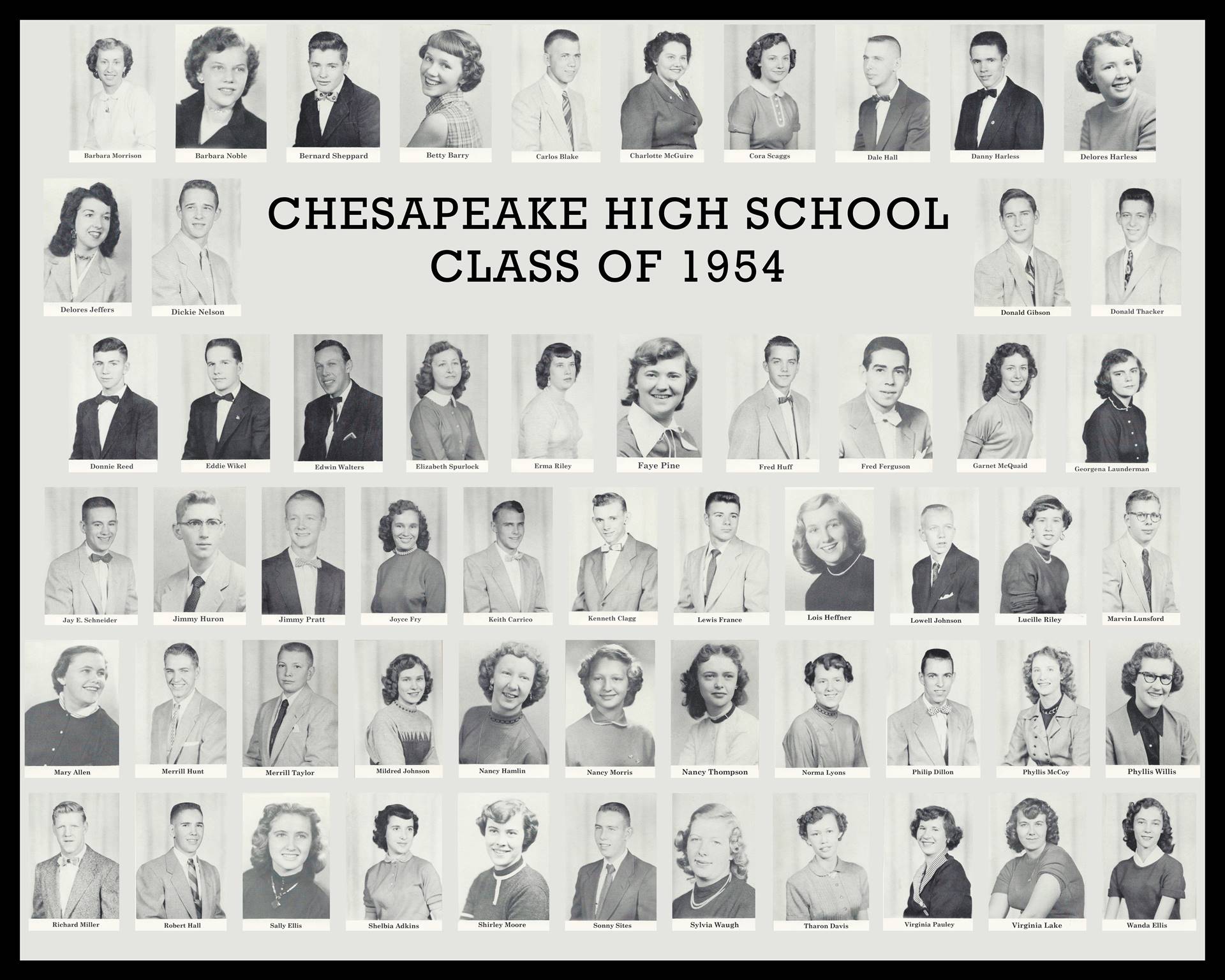 1954 Senior Composite Board