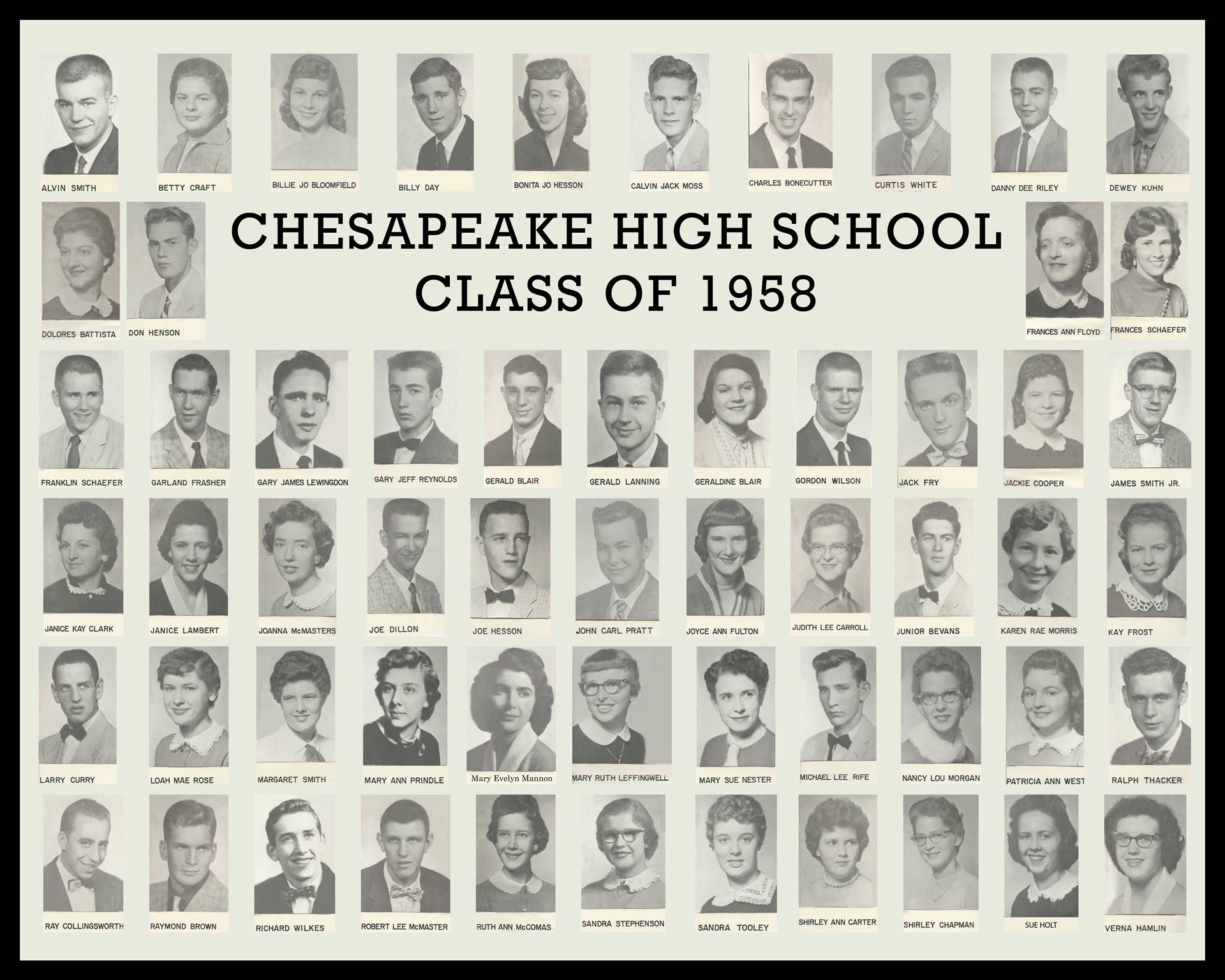 1958 Senior Composite Board