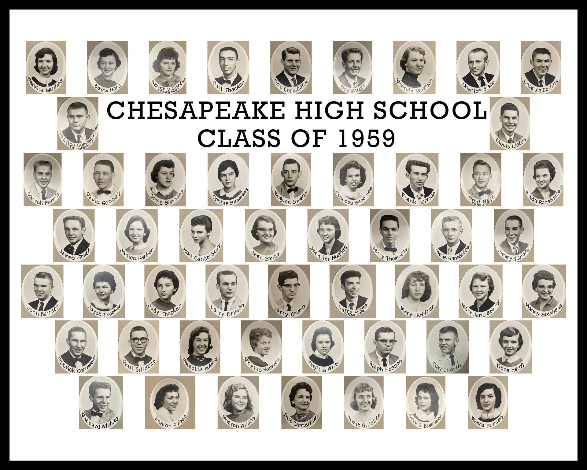 1959 Senior Composite Board