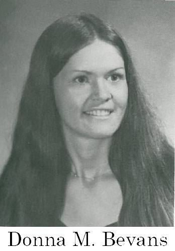 Donna M Bevans