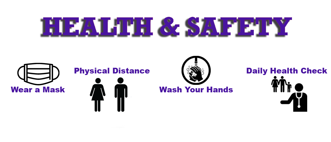 wash hands social distance check temperature